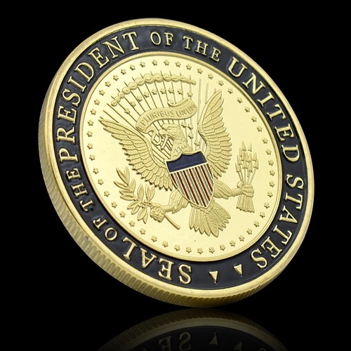 Seal of The President of The US Gold Coin American Secret Service Gift Medal - Picture 5 of 15