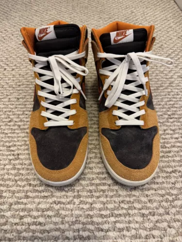 Size 11.5 - Nike Dunk Premium High Dark Curry