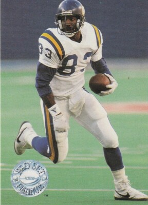 Pro Set Platinum 1991 NFL Card Minnesota Vikings #225 Steve Jordan 