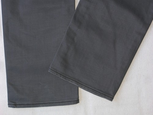Guess Brit Rocker Jean Boys Sz 16 or 31 x 30 Slim Straight Dark Gray Black Sheen - Picture 6 of 10