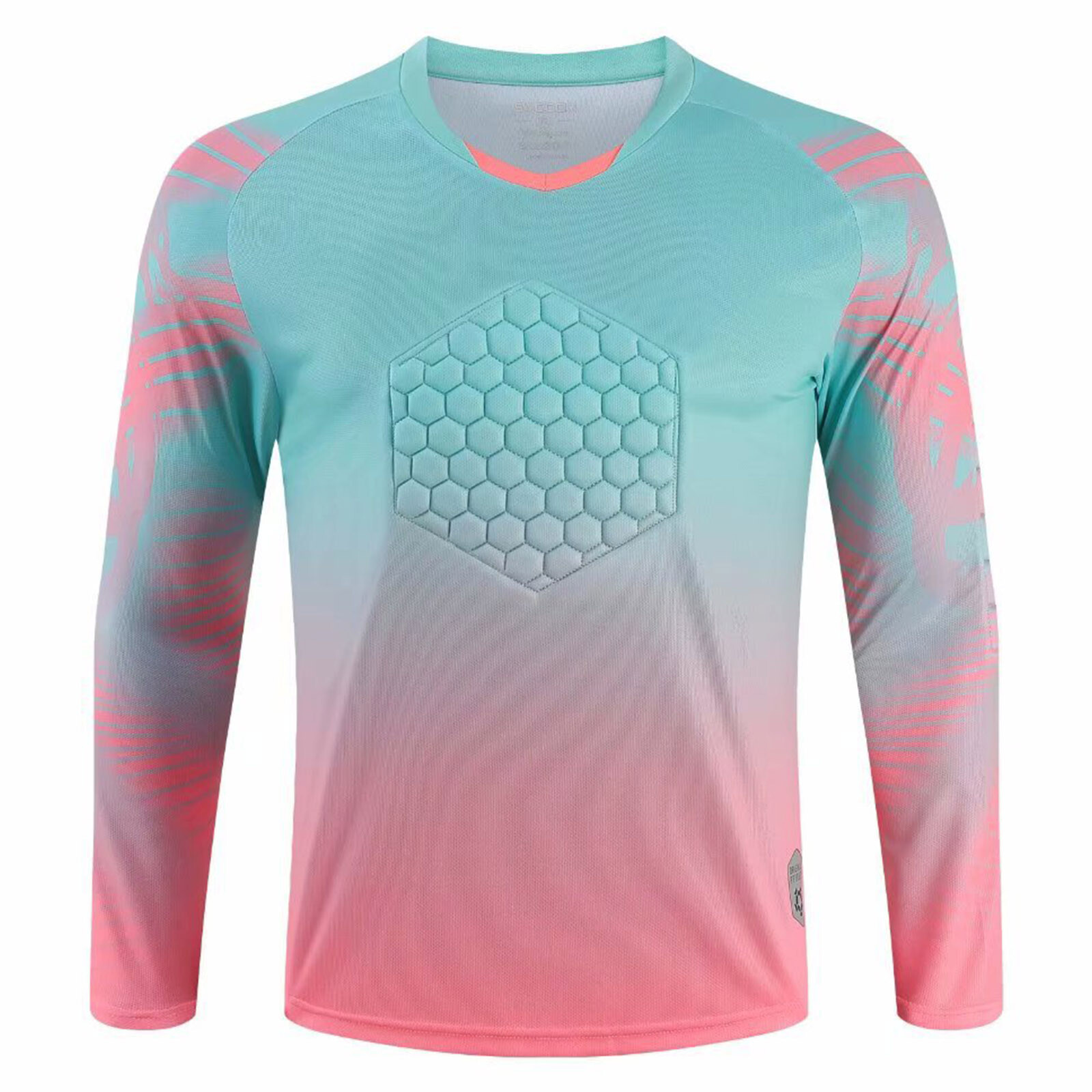 Boys Padded Goalkeeper Jersey Football Long Sleeve Goalie Shirts Soccer Uniform eBay