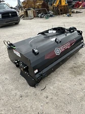 Virnig 72 Inch Skid steer Broom Box Sweeper Bobcat Case Cat Gehl Bucket New