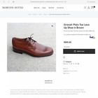 $695 Wilkes Bashford GRAVATI Blucher 7 M Black 15435 * add $15 new Cedar Trees o — photo 3