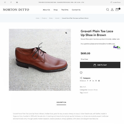$695 Wilkes Bashford GRAVATI Blucher 7 M Black 15435 * add $15 new Cedar Trees t $695 Wilkes Bashford GRAVATI Blucher 7 M Black 15435 * new  main image 3