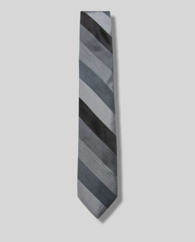59 USD Ryan Seacrest Men Szary Melanżowy Pasek Slim Skinny Jedwabny Krawat Krawat 60x3 - Zdjęcie 1 z 1