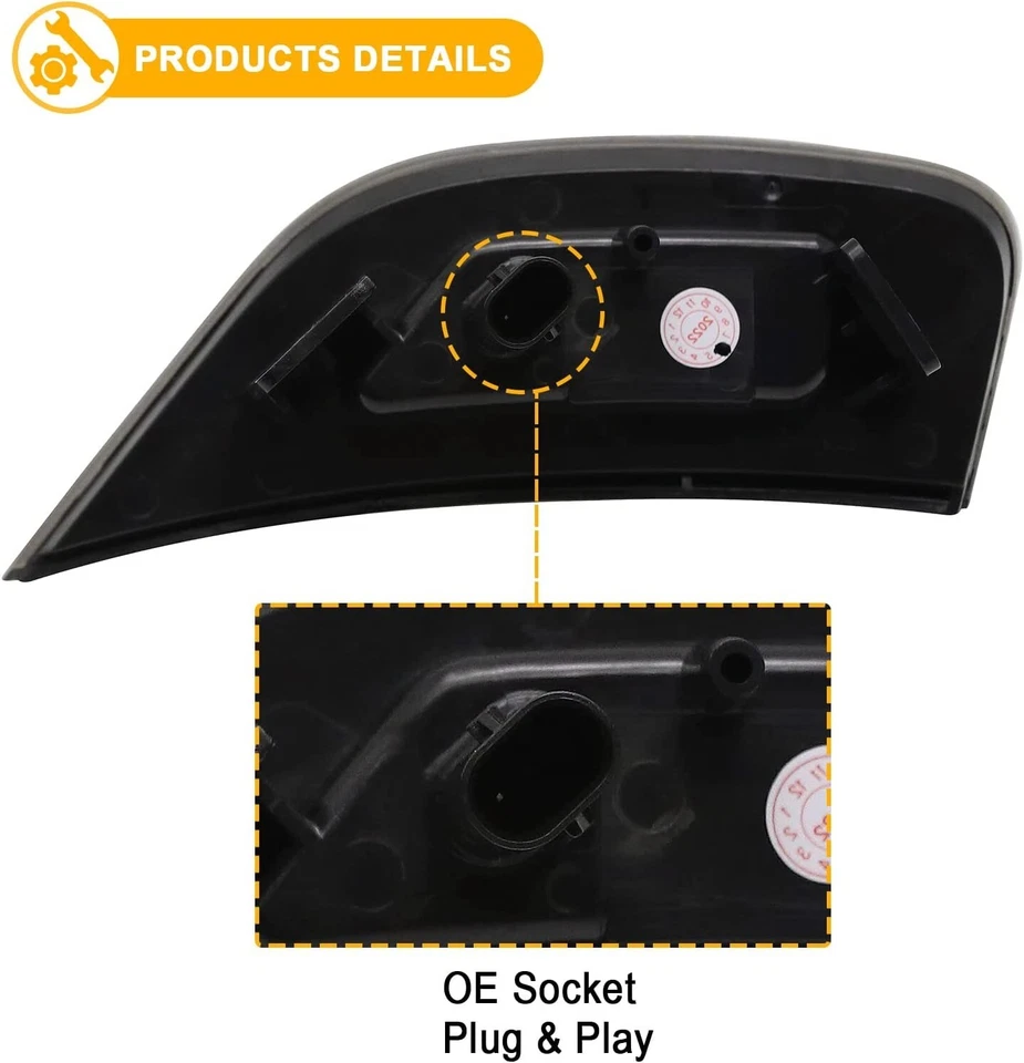 LED Side Marker Light Fit For 2021-up GMC Yukon XL Chevy Tahoe Suburban Cadillac Foto 4 de 4