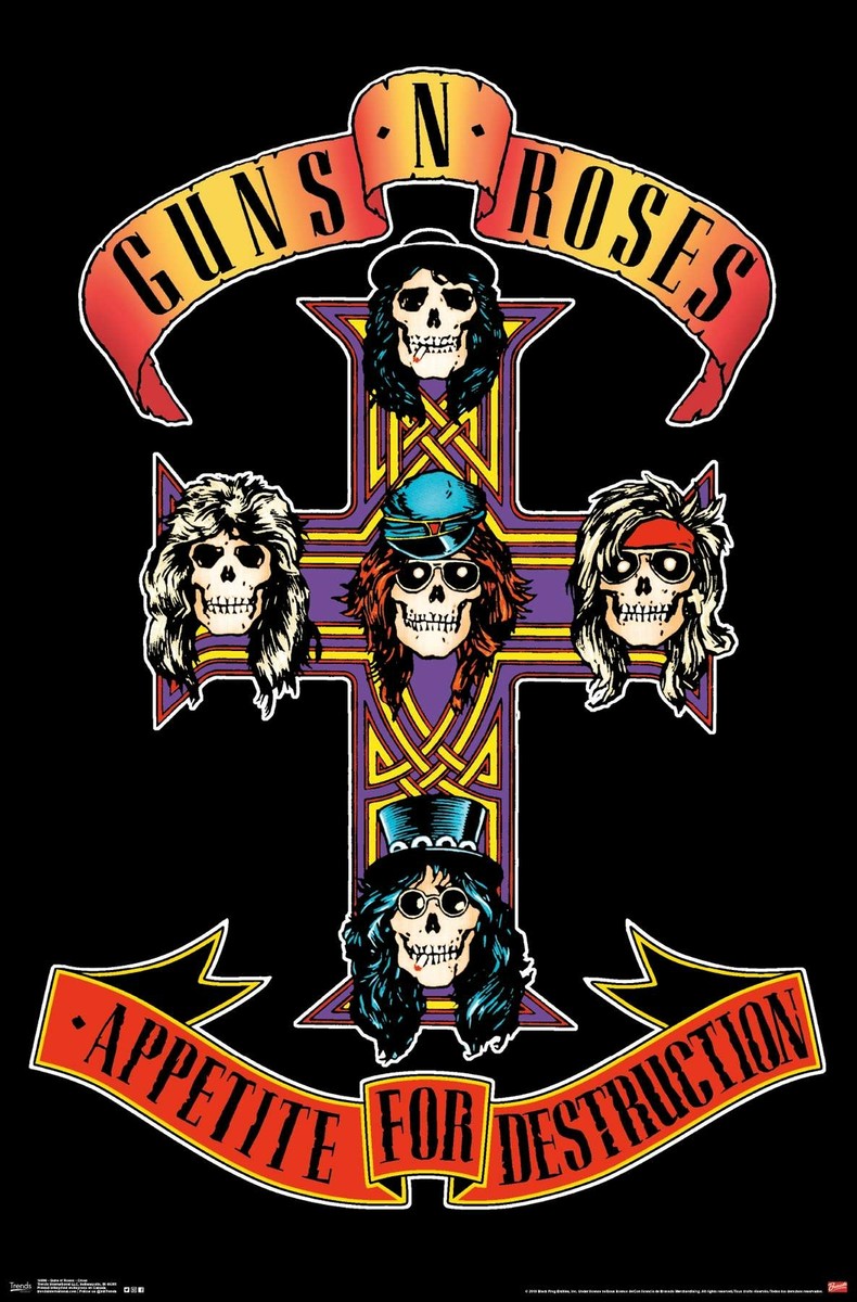 guns n' roses 5/5 日本限定ポスター　POSTER リトグラフ 2025年最新】リトグラフ gunsの人気アイテム - メルカリ