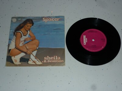SHEILA & B DEVOTION SPACER 7'' INCH SINGLE VINYL RECORD 45rpm P/S 1979 NEAR MINT