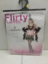 Incharacter Flirty Flapper Roaring 20s Costume Dress Teen Sz Med New Sealed 5☆ 