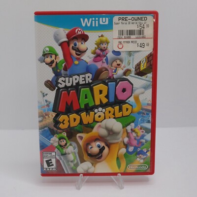 Super Mario 3D World Nintendo Wii U - Authentic Tested (2013) CIB