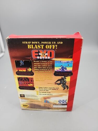 EXO SQUAD SEGA GENESIS COMPLETO EN CAJA con tarjeta de registro!! Sin póster - Imagen 2 de 19