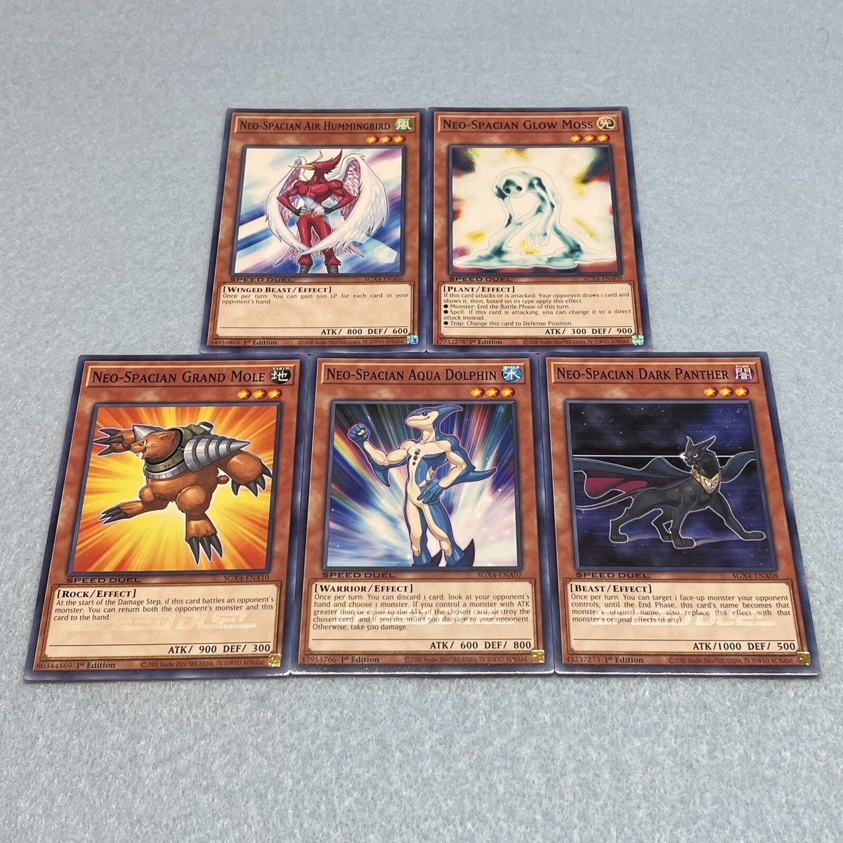 Yugioh GX Jaden Yuki 69 Card Deck Neo Spacian Elemental HERO