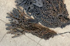 Per Doz (12) Wolf Fangs on high Grade Chain, Welded S-Hooks, Trapping, WFper12