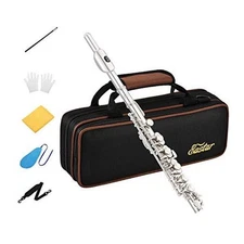  Piccolo Instrument for Beginners Students, Key of C Piccolo Flute, with Nickel