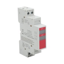 Sleek Design DC Voltage Meter Suitable for Din Rails Measuring up to 310 V