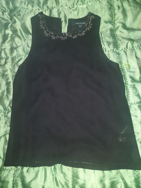 Women French Connection Shirt Black Viscose 32