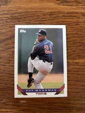 Topps 1993 Pat Mahomes Minnesota Twins #684 Base Set MLB Baseball Trading Card