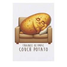 'Funny Couch Potato' Temporary Tattoos / Transfers (TO00089473)