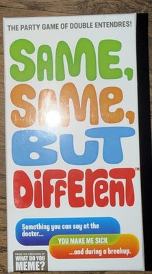Same, Same, But Different Double Entendre Age 17+ Adult Party Game Free Shipping