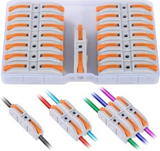15 Piece Quick Connect Electrical Splicing Kit, Lever Wire Connectors