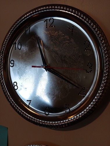 American Silversmith's Vintage 11" Silverplated Tray Original Repurposed Wall... - Picture 2 of 4