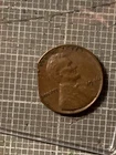 1946-P LINCOLN CENT PENNY CLIPPED PLANCHET STRAIGHT CLIP ERROR
