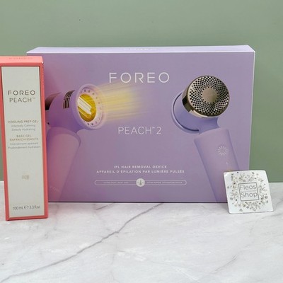 Foreo Peach 2 IPL Laser Hair Removal Device - Include Cooling Prep Gel