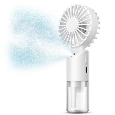 Handheld Mist Fan With Water Humidifier Cooler Rechargeable Mini Hand Spray Fans