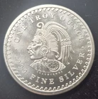 1 Troy oz Aztec Mayan Design .999 Fine Silver Round Golden State Mint (#270)