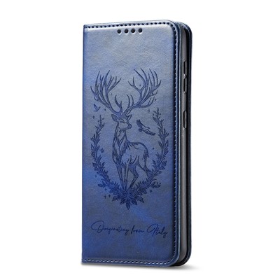 Hülle für Xiaomi Redmi 14C A5 A3 Note 14 13 Hirsch Muster Wallet Case Handyhülle