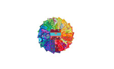 Kaffe Fassett Spectrum Fabric Charm Pack 42 Assorted 5 Inch Squares 100 Cotton