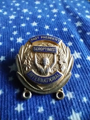 Vintage Soroptimist International Past President Abzeichen (B6)