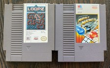 Nintendo NES Puzzle Lot of 2! Loopz & Marble Madness CARTS ONLY Combine Ship 📫