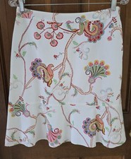 Tommy Hilfiger Women's Skirt Paisley Vintage Sz 2 Lined Excellent Condition