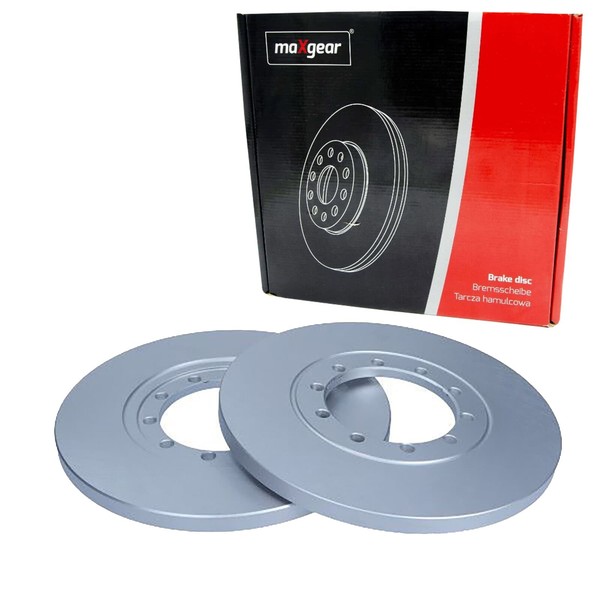 2X Maxgear Bremsschebeiben 280Mm Voll Hinten Passend FÜR Ford Transit-image