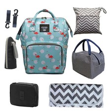 Backpack Diaper Bag with Changing Station, Multi function Boys Girls Baby Bac...