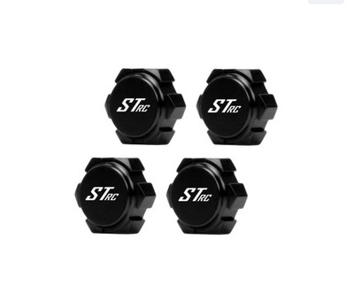 SpeedTek RC CNC Aluminum 17mm Hex Shielded Wheel Nuts (4) for Arrma 6S Models