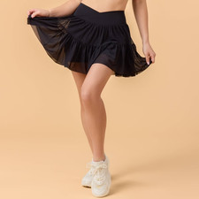 Blogilates Women's Mommy Me Ballerina Skort - Black XL
