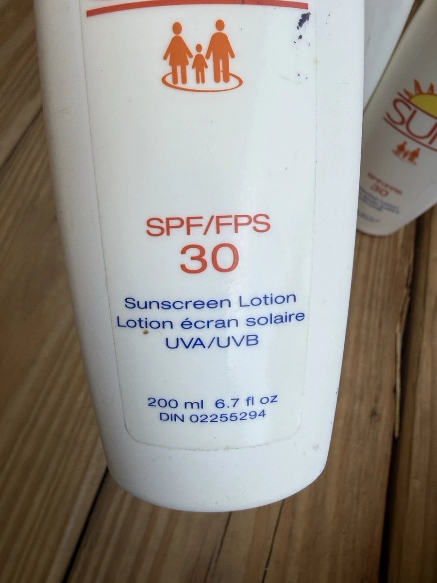 3 Vintage 2003 Avon SUN Sunscreen Lotion SPF/FPS 30 6.7 fl oz Old Stock Prop