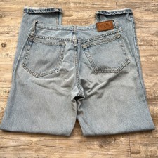 Vintage Calvin Klein Jeans Light Wash 14 Women's High Rise Made in USA Blue