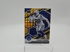 2021 Panini Mosaic Football Choice Black Gold Prizm #95 DeForest Buckner /8 SSP