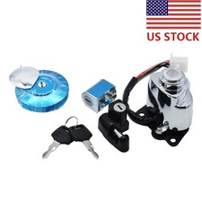 Interruptor de encendido de bloqueo de motocicleta tapa de combustible para Honda VT750 Shadow VT600 1988-2014
