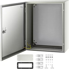 Electrical Enclosure 20 In. X 16 In. X 8 In. Cabon Steel IP66 Nema 4X Electrical