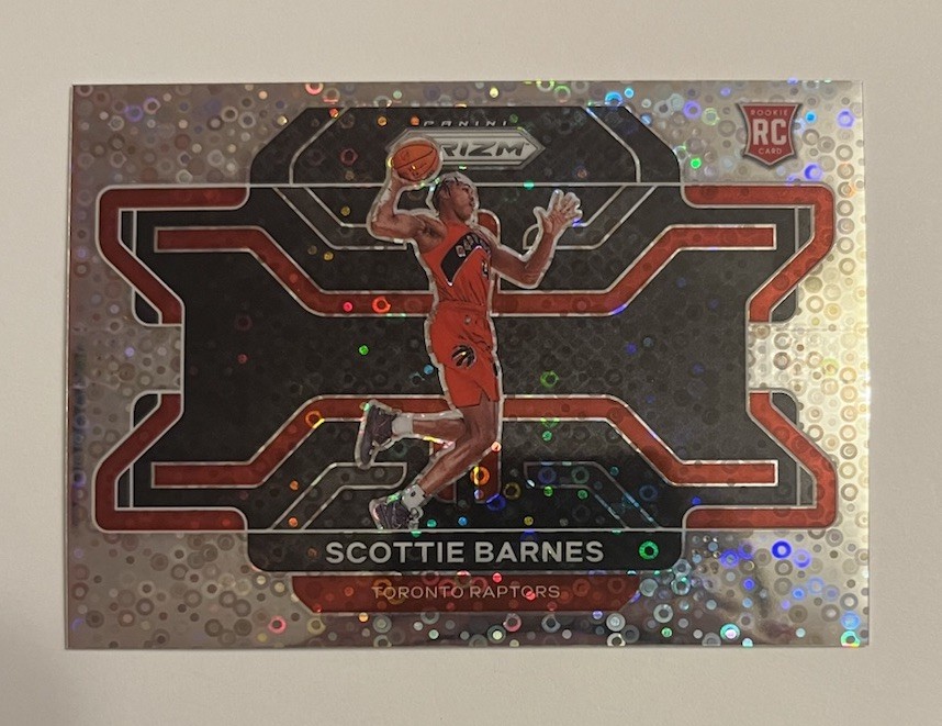 2021-22 Panini Prizm Scottie Barnes Rookie Variations Fast Break Prizm RC #320