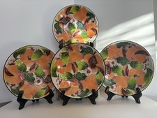 Set Of 4 Blue Sky Clayworks "Icing on the Cake" by J. McCall -Peaches & Blossoms