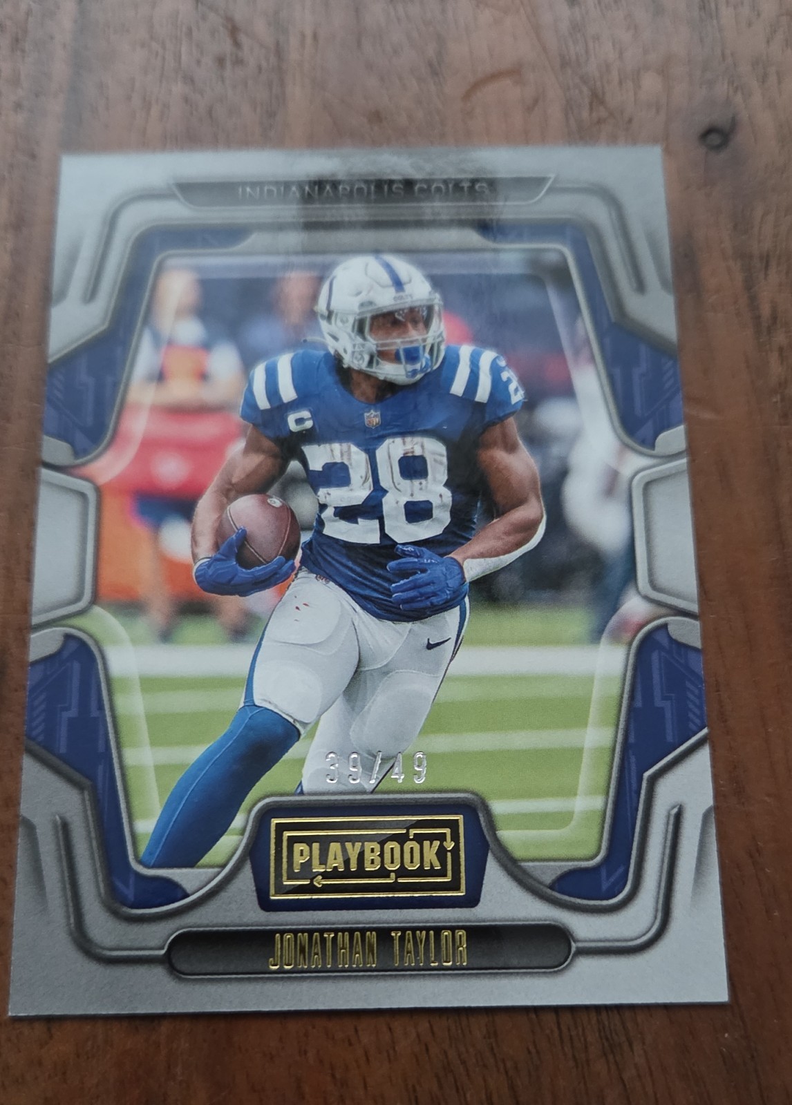 2022 Panini Playbook - Jonathan Taylor #17 Gold /49