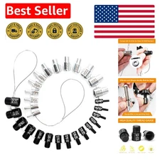 Nut & Bolt Thread Checker – 28 Steel Gauges for Precision Verification