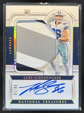 2023 National Treasures Luke Schoonmaker Rookie Material Signatures Gold /10 #20