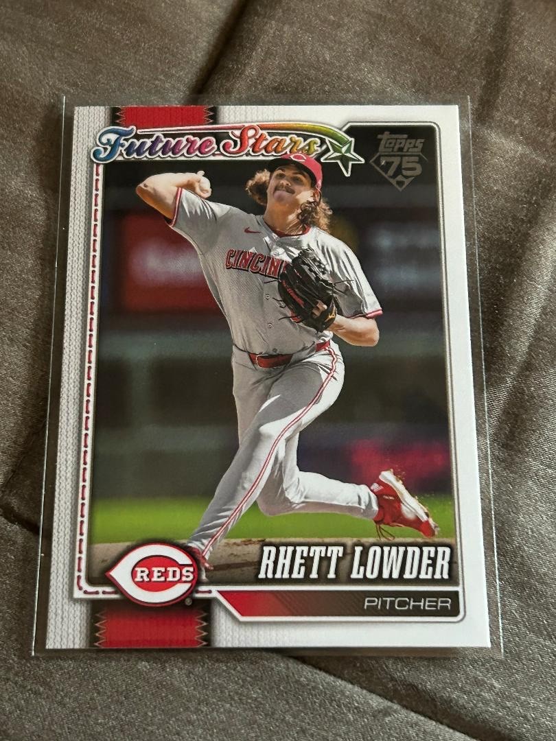 22611 2026 Topps Series 1 Future Stars Rhett Lowder Cincinnati 