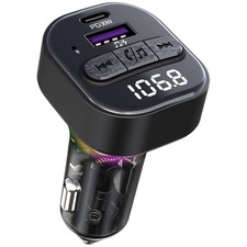 Transmisor De FM Bluetooth Para Carro Auto Radio Aux Manos Libres Adaptador